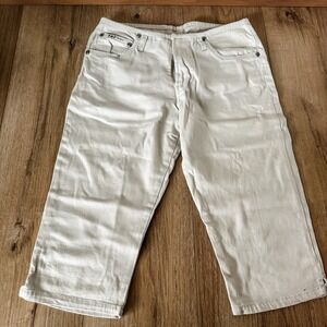 Vintage Y2K L.E.I. Jeans‎ Khaki Capris Size 1 Grunge Juniors